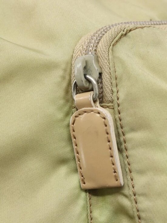 PRADA Backpack Nylon Khaki Silver Auth bs35144 main image 5